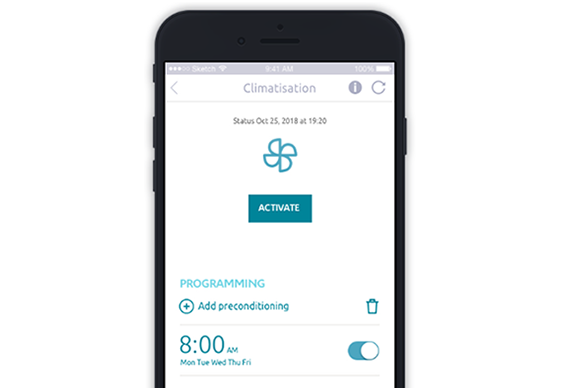 Prepara la temperatura a bordo